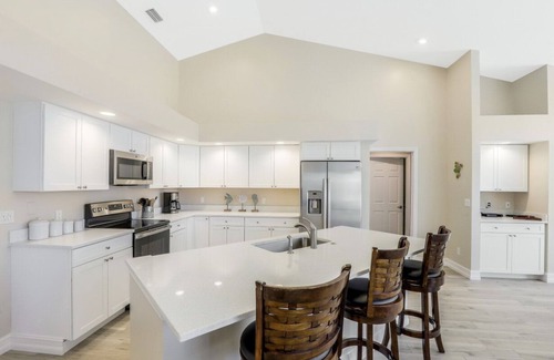 Marco Island House | Stunning Southern Exposure Landmark Bay Home w/heated pool, spa, & dock