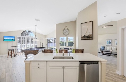 Marco Island House | Stunning Southern Exposure Landmark Bay Home w/heated pool, spa, & dock