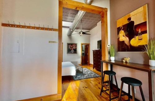 Cedar Falls Apartment | Stunning Studio Overlooking Main Street Parkade!