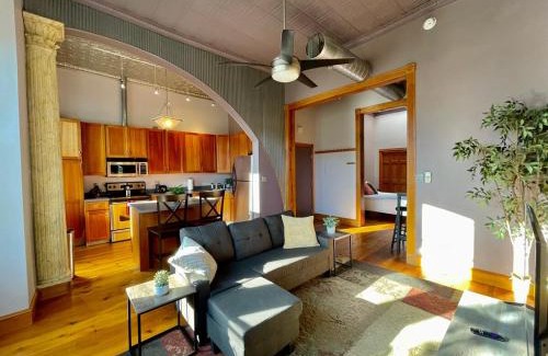 Cedar Falls Apartment | Stunning Studio Overlooking Main Street Parkade!