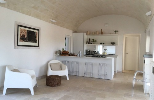 Ostuni Villa | Stunning Three cone Trullo and Contemporary Villa with private saltwater pool