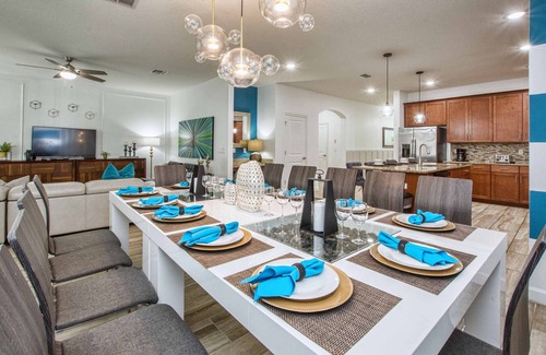 Kissimmee House | Stunning Vacation Villa with all the Amenities! Across from Clubhouse, Gameroom