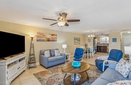Ono Island Condo | Stunning views beach access pool courts onsite mgmt near dining snowbird rates.