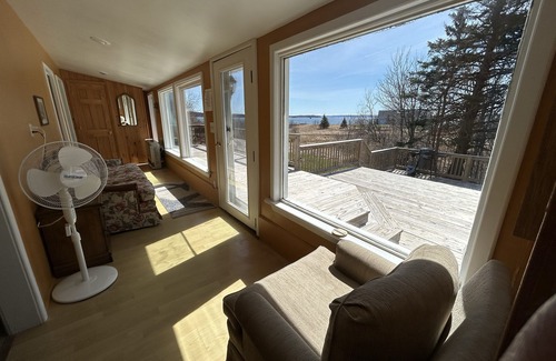 Lubec Cottage | Stunning Views Oceanview Cottage - ocean view porch 2 min walk up road to beach!