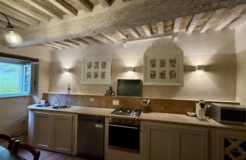 Vivo dʼOrcia Villa | Stunning villa for 4 guests with pool, WIFI, TV, panoramic view and parking