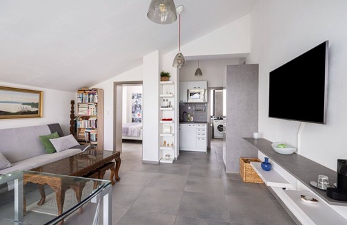 Lany Villa | Stunning villa for 4 guests with pool, WIFI, TV, balcony, panoramic view and parking