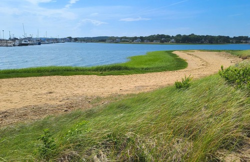 Wellfleet House | Stunning, Waterfront 5BD Contemporary--Central A/C, Harbor Views, Direct Beach Access