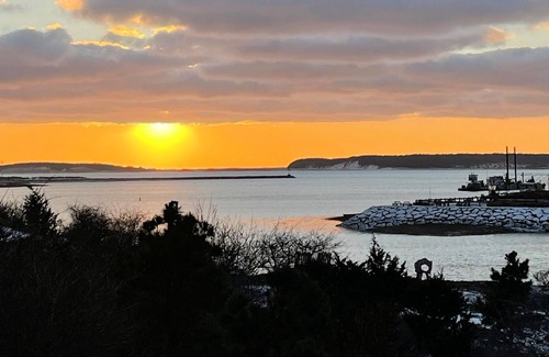 Wellfleet House | Stunning, Waterfront 5BD Contemporary--Central A/C, Harbor Views, Direct Beach Access