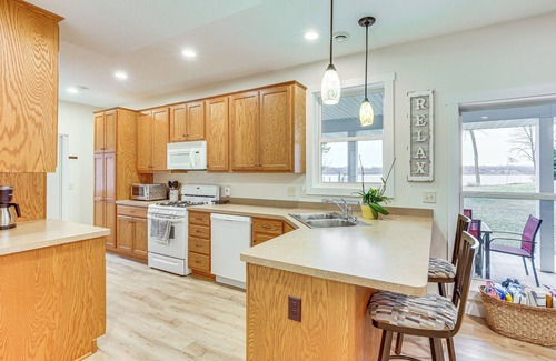Waterville House | Stunning Waterville Home on Tetonka Lake!