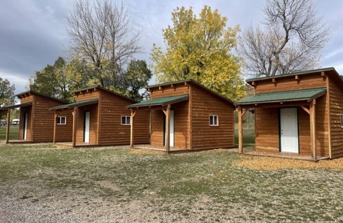 Sturgis Cabin | Sturgis Camping Cabin with Futon and Bunkbed