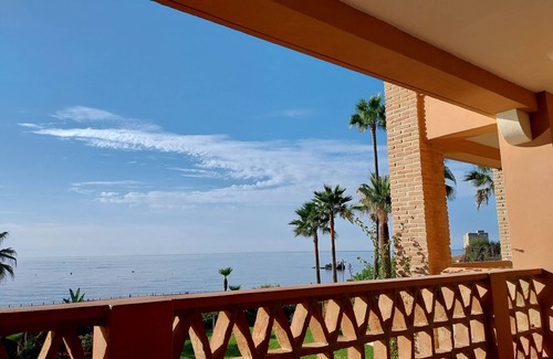 Bahia de Casares Apartment | Stylish 1st line beach apartment overlooking the Med, La Perla de la Bahia