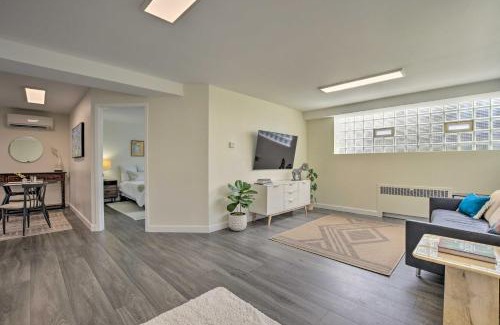 North Park Apartment | Stylish, Bright Garden-Level Apt with Fireplace