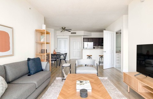 West Little Havana Apartment | Stylish Coral Gables 2BR w/W/D, Pool & Gym, near Shops, by Blueground
