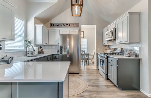 Edmond House | Stylish Edmond charmer with Rainfall shower & large yard for kids & pets!