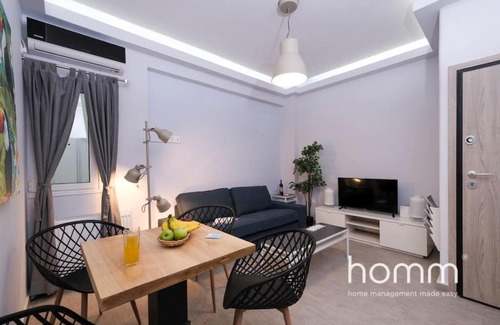 Athens Apartment | Stylish homm 1BD Apartment in Agiou Louka str 4ppl