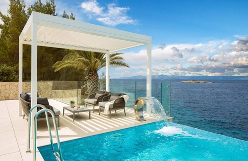 Blato Villa | Stylish Korcula Villa | 4 Bedrooms | Villa Palma | Panoramic Sea Front Views |.