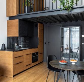 Uzupis Apartment | Stylish loft with terrace Paupys, Old town