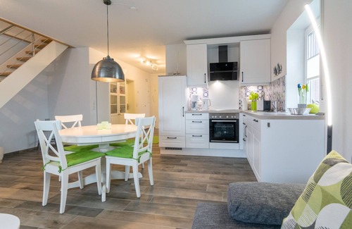 Westeraccumersiel Apartment | Stylish new-build top floor apartment with air conditioning and far-reaching views