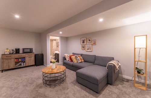 Southeast Calgary Apartment | Stylish Private Basement Suite near South Health Campus