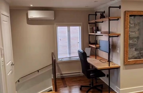 Montreal Apartment | Stylish & Quiet 1-Bedroom | Fast Internet + Home Office + Free Parking