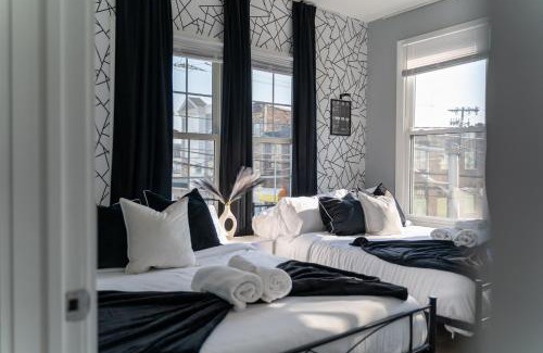 Harrison Apartment | Stylish Secret, 1 FREE Parking, Sleeps 8, Walk to train and Red Bull Arena, 20 Percent OFF