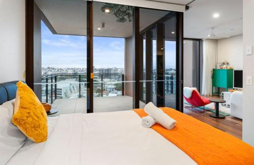 West End Apartment | Stylish Studio Twin Q Beds Sleep 4 Budget Friendly