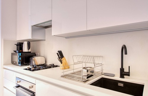 Downtown Dubai Apartment | Stylish Studio w/Dubai Canal Vw in Business Bay