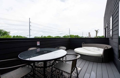 The Nations Apartment | Stylish Studio with Private Deck