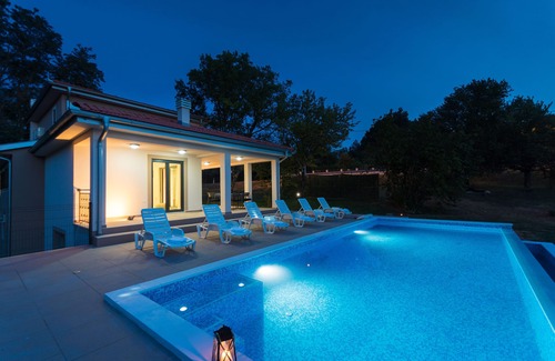 Krsan Villa | Stylish villa with large garden and inviting pool area