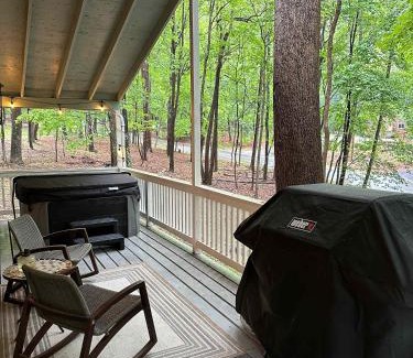 The Woods House | Stylish w Fireplace Fire Pit & Resort Amenities