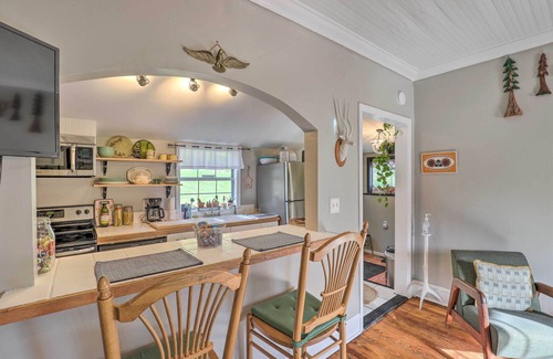 Woodfin House | Stylish Woodfin Home w/Backyard & Fire Pit