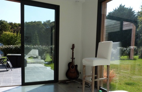 Lion-sur-Mer House | Sublime contemporary Villa bright design. The sea at the end of the street