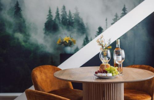 Amberg Apartment | Suite 13 im Wald mit Balkon