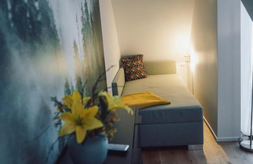 Amberg Apartment | Suite 13 im Wald mit Balkon