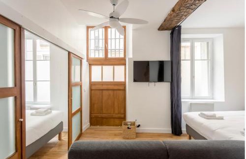 Arsenal Apartment | Suite Du Lion/AC Historic Flat, Marais, 4-5 Guests