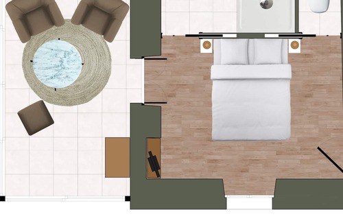 Aubin Bed & Breakfast | Suite-Traditional-Private Bathroom-Park view