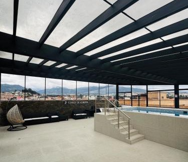 Cuenca Apartment | Suite with pool condominium Torres de Almería