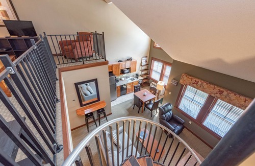 Thayerville Apartment | Suites at Silver Tree A308: Studio Style Suite with Loft, Free WIFI!