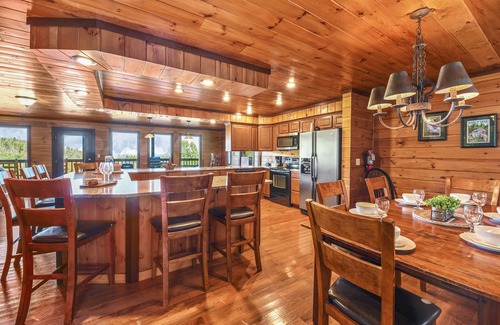 Chalet Village North Cabin | Summer Break! Hot Tub | Views | 4-Story MTN Cabin