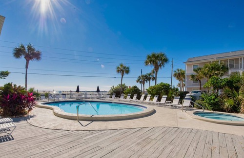 Fort Walton Beach - Destin Condo | Summer Breeze 108| Balcony Walks out to the Pool & Near the Beach
