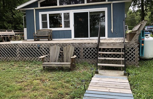 Willsboro Cottage | Summer camp on the water w/dock on the bay, gas fireplace.