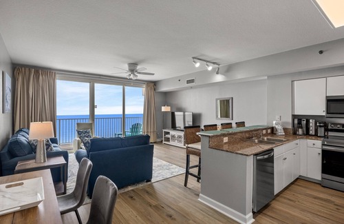 Panama City Beach Condo | Summer Deals! 15th Floor Gulf Front! Winter '26 Starting at $1700/mo!
