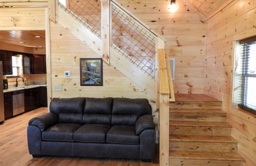 Gatlinburg - Pigeon Forge Cabin | Summer Discounts! Cozy Cabin w/Fire Pit, Game Room, Hot Tub near Downtown