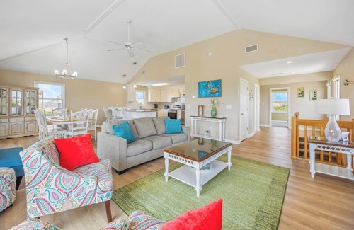 Hatteras House | SUMMER SAVINGS-Ocean Views, Private Pool, Hot Tub, Elevator, Boardwalk to Beach