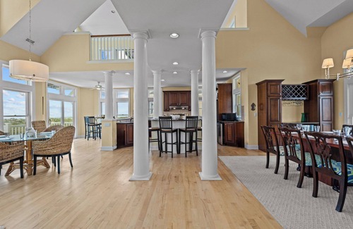 Ocean Isle Estates House | SUMMER SAVINGS - Oceanfront Dog Friendly w/Pool, Hot Tub, Elevator, Game Room
