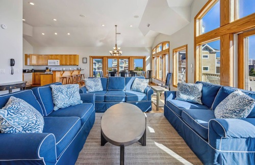 Ocean Isle Estates House | SUMMER SAVINGS - Oceanview & Dog Friendly in Avon with Pool, Hot Tub, Game Room