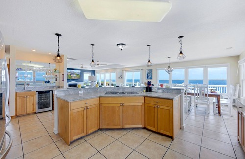Wind Over Waves House | SUMMER SAVINGS- Premier Soundfront Dog Friendly w/Pool, Hot Tub, Elevator, More
