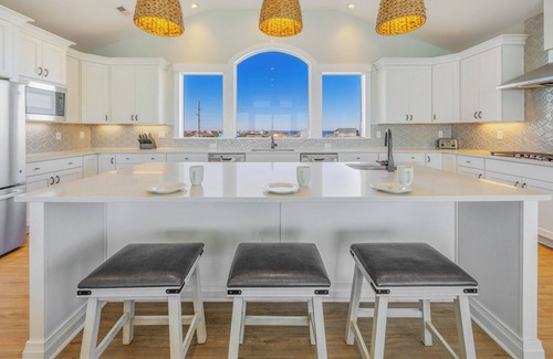 Hatteras House | SUMMER SAVINGS- Premier Oceanfront Dog Friendly w/Pool, Hot Tub, Elevator, More