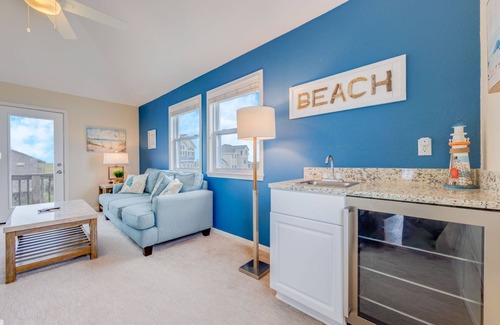 Ocean Isle Estates House | SUMMER SAVINGS - Semi-Oceanfront Home with Hot Tub, Smart TVs, Basketball Hoop