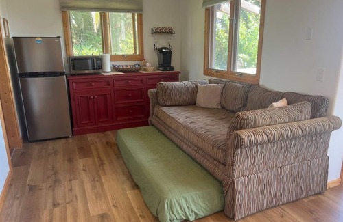Summerland Apartment | Summerland Guest Studio just steps to downtown and the beach! Pet Friendly.